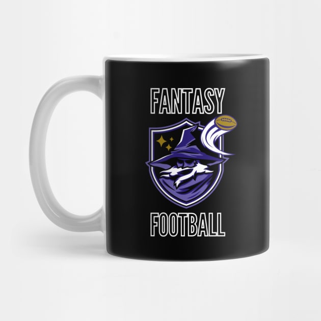 Fantasy Football (Baltimore) by Pine Tree Tees